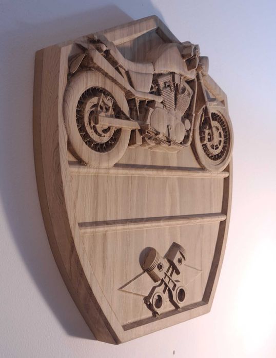 Motocykl MOTOR do powieszenia na ścianie PREZENT
