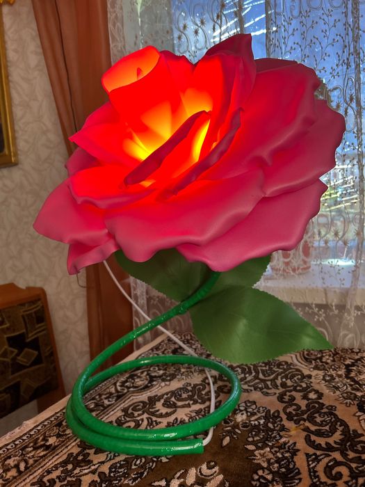 Квіти з ізолону.  Квіти світильники. Подарунок!