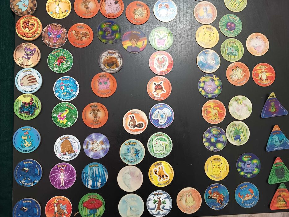Pokemon tazo, tazo2, trio, flesz tazo, taso 4, Duo tazo, tazo 2 zapper