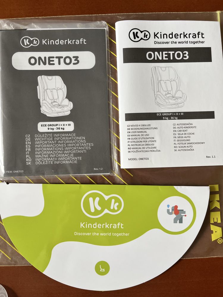 Fotelik kinderkraft 9-36 kg Onet03