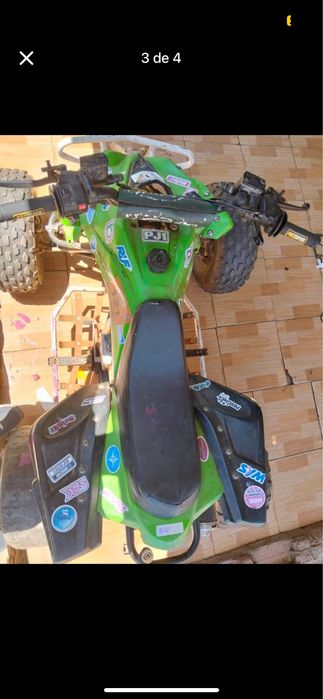 Moto 4 110cc a funcionar