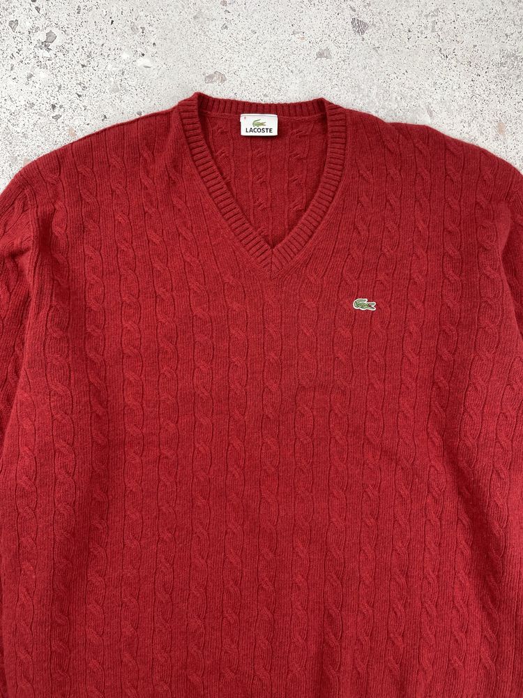 Lacoste Wool Sweater чоловіча кофта світер Оригінал