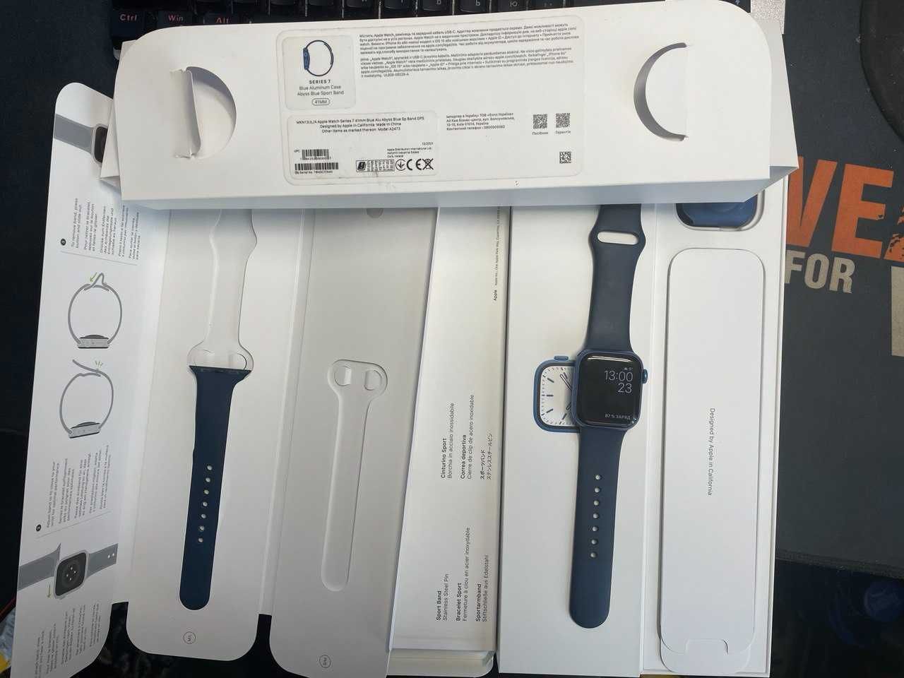 Apple Watch Series 7 41mm Blue Aluminum