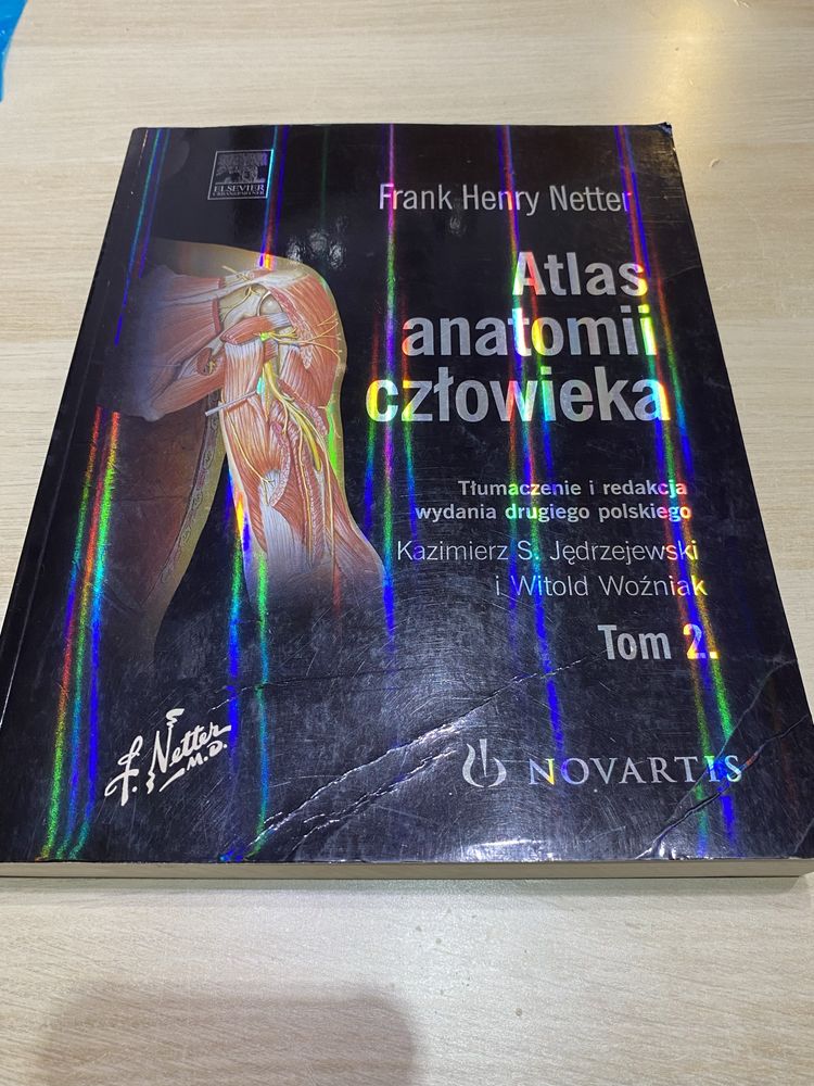 Atlas do anatomii Netter tom 1 i 2