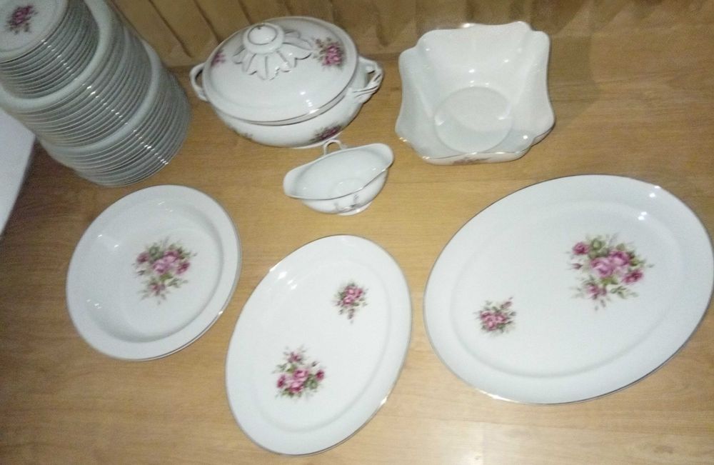 Serviço Jantar Porcelana Real - 42 Peças