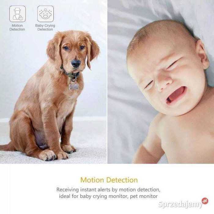 2x Kamerka Kamera Monitoring Niania Elektroniczna Telefon WiFi IP