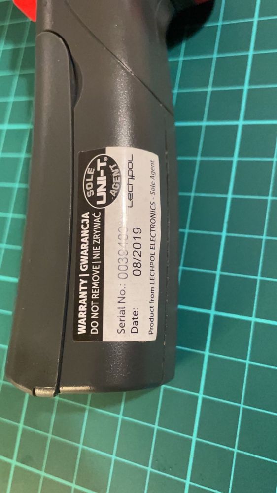 Termometr bezkontaktowy miernik Pirometr Uni-t + nowa bateria