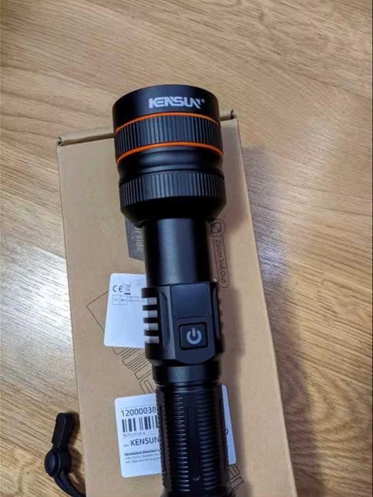 Потужний фонарик KENSUN KS008 з батареєю 26650, Upgrade версія