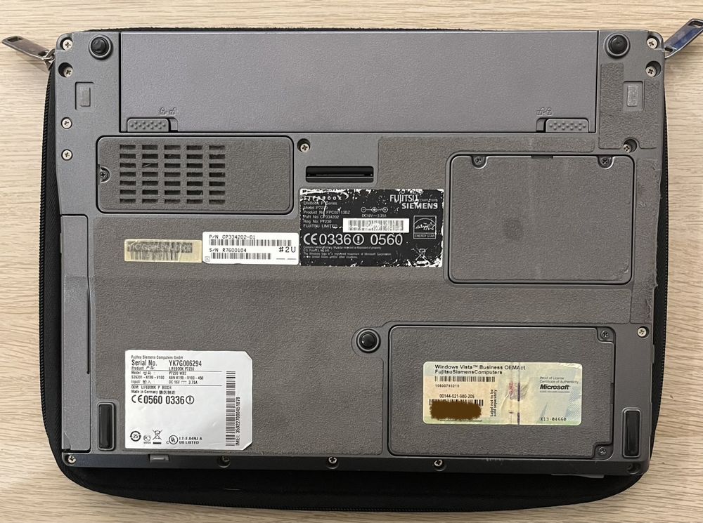 Portátil Fujitsu Siemens Lifebook P7230