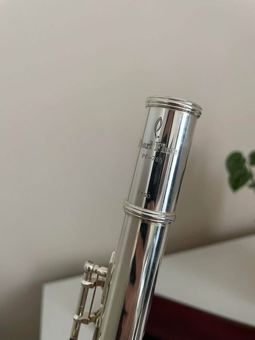 Flet poprzeczny Pearl PF-765RBE Quantz  cały srebrny stopa H