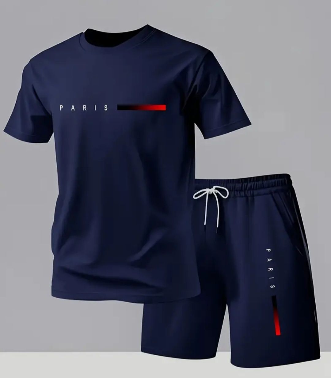 Летний мужской костюм чоловічий костюм шорти футболка розмір М,  L, XL