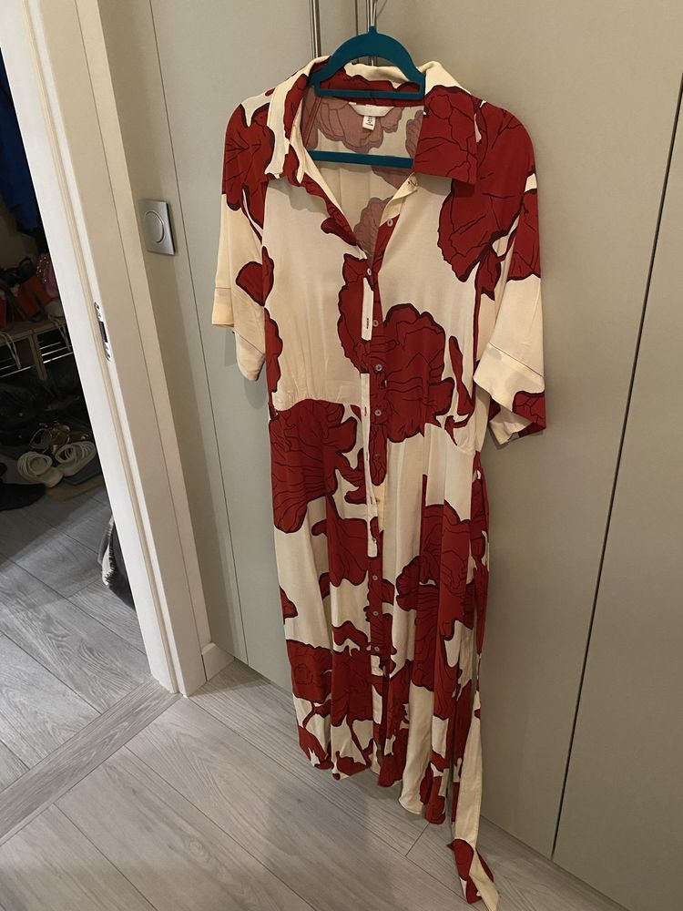 Sukienka midi H&M rozmiar L