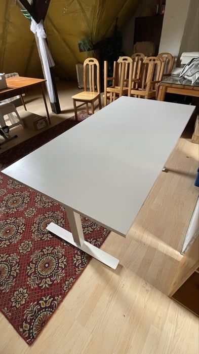 Świetne duże 160x80 biurko Skarsta/ Trotten do pracy zdalnej, do nauki