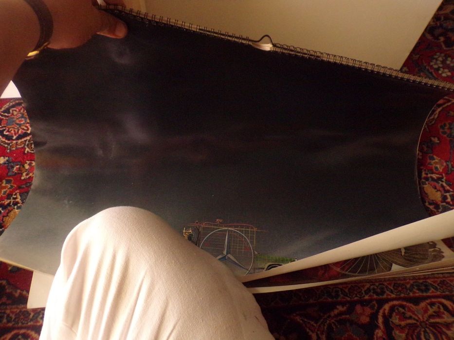 Raro Calendário da Mercedes do ano 1986