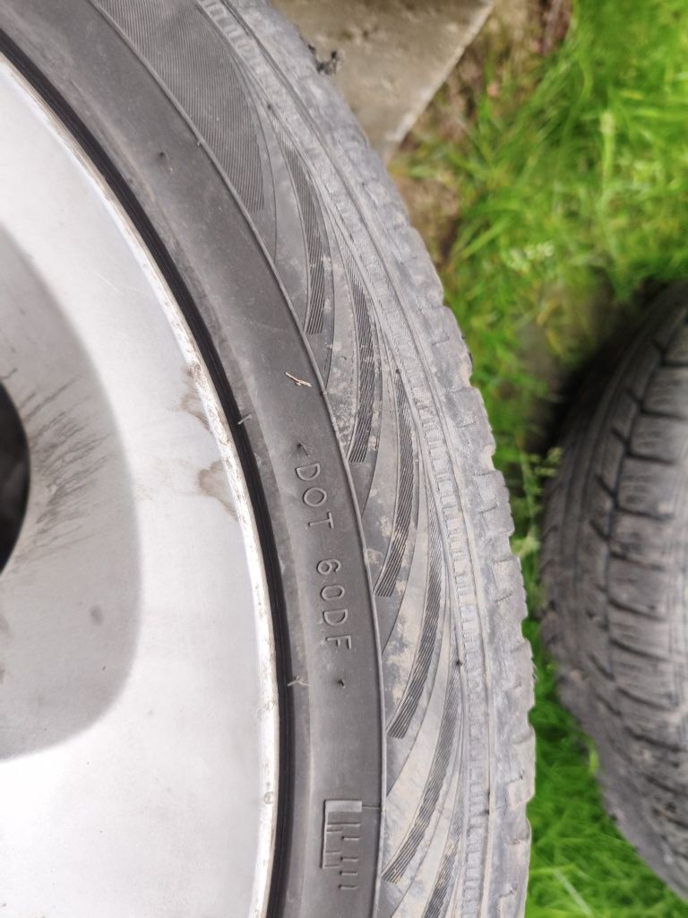 Felgi Alfa Romeo 156 + Opony - całe koła w świetnym stanie! 225/45 R17