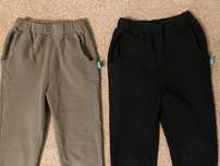 Spodnie KidsJoy 128/134- dwupak: granat+khaki