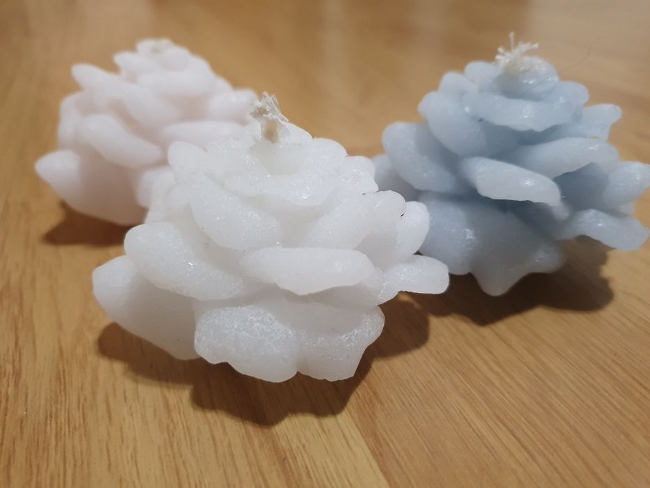 Świeczki róże handmade