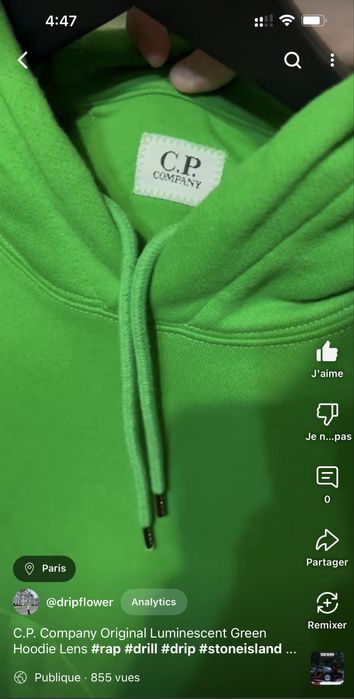 Худи CP Company оригинал Green зеленое