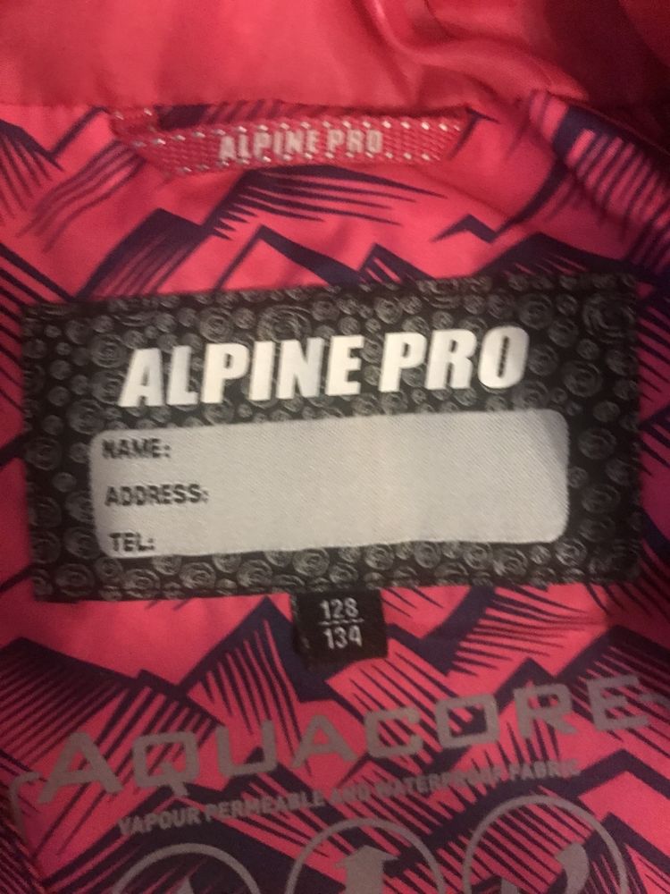 Wiatrowka dziewczeca Alpine Pro 128/134