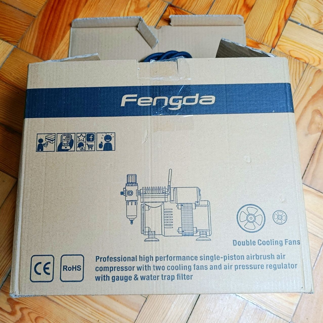 Fengda AG-320 , compressor de aerógrafo