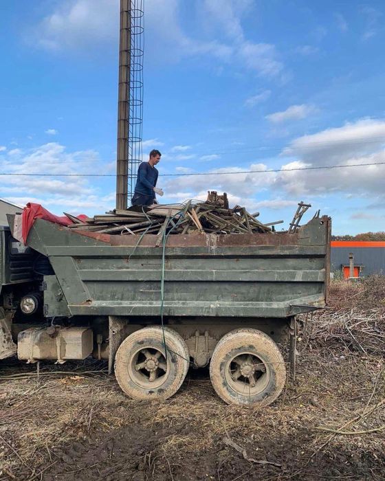 Вивіз сміття КамАЗ/завантаження вручну/під екскаватор/працюємо швидко