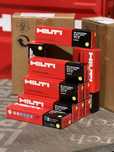 Патрони та цвяхи hilti до монтажного пістолета