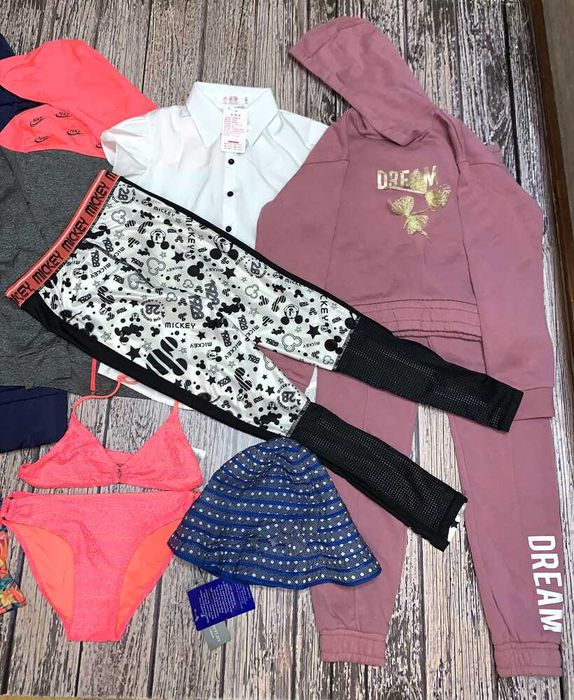 Пакет фирменных вещей для девочки 11-12 лет, 146-152 см(9 шт.)