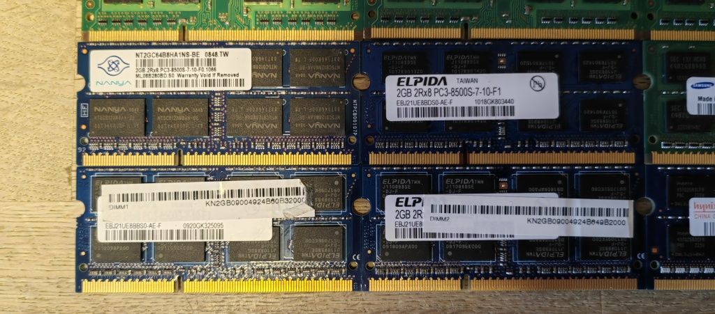 Оперативна пам'ять DDR 3/1Gb/2Gb