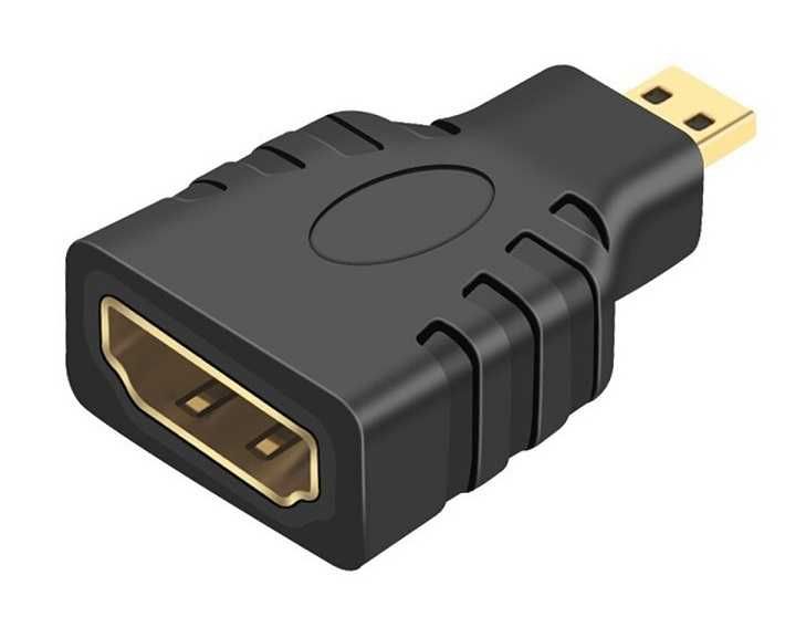 Adapter HDMI gniazdo na micro HDMI wtyk * HD26 * Video-Play Wejherowo