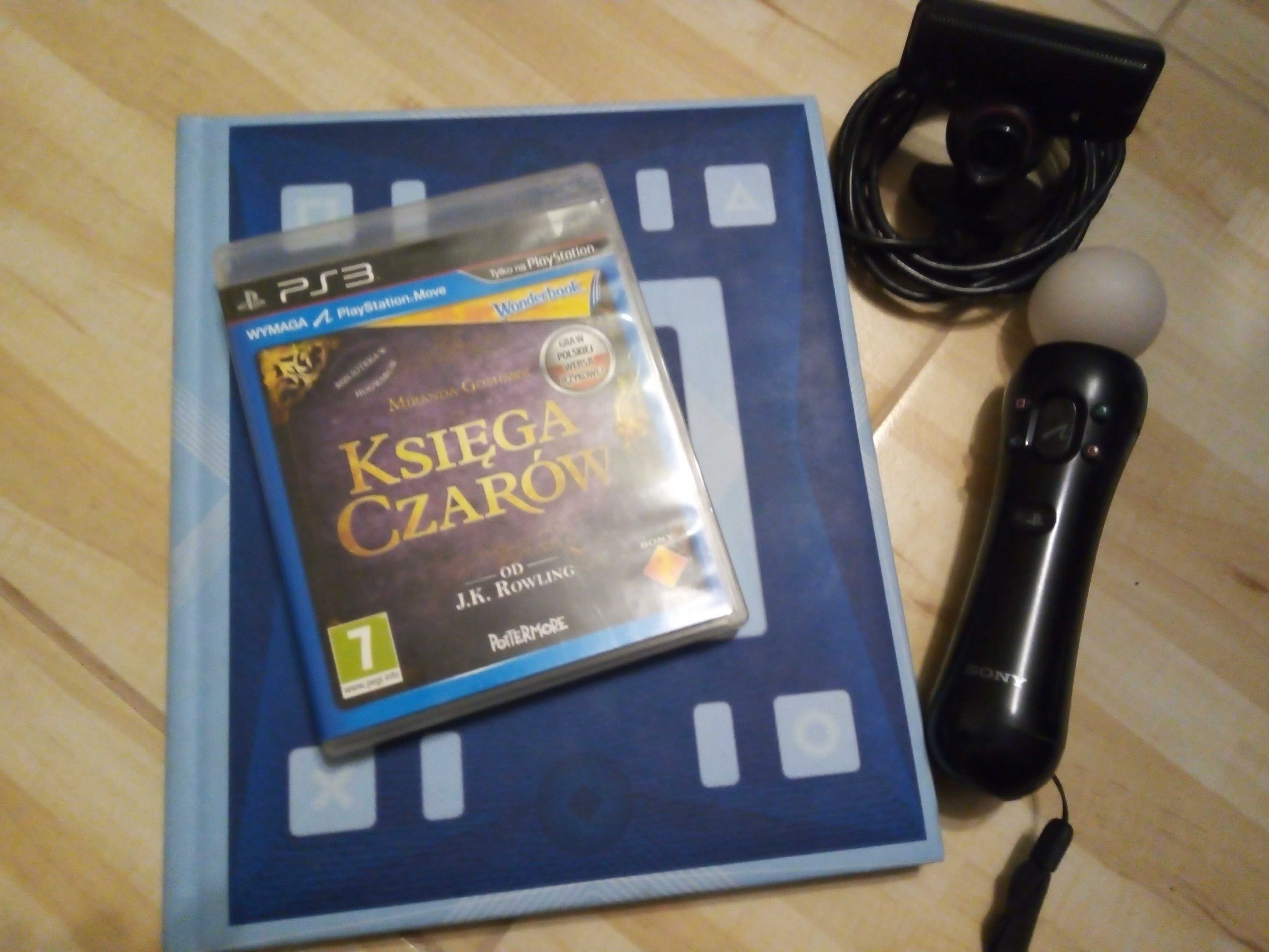 PS3 Księga Czarów + move + kamera + Wonderbook