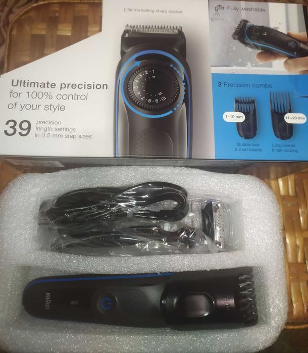 Тример/бритва для бороди та вусів Braun BT 3940 TS