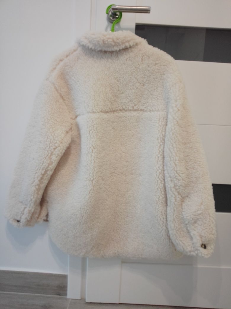Kurtka Bershka ,bluza koszula miś baranek na podszewce.