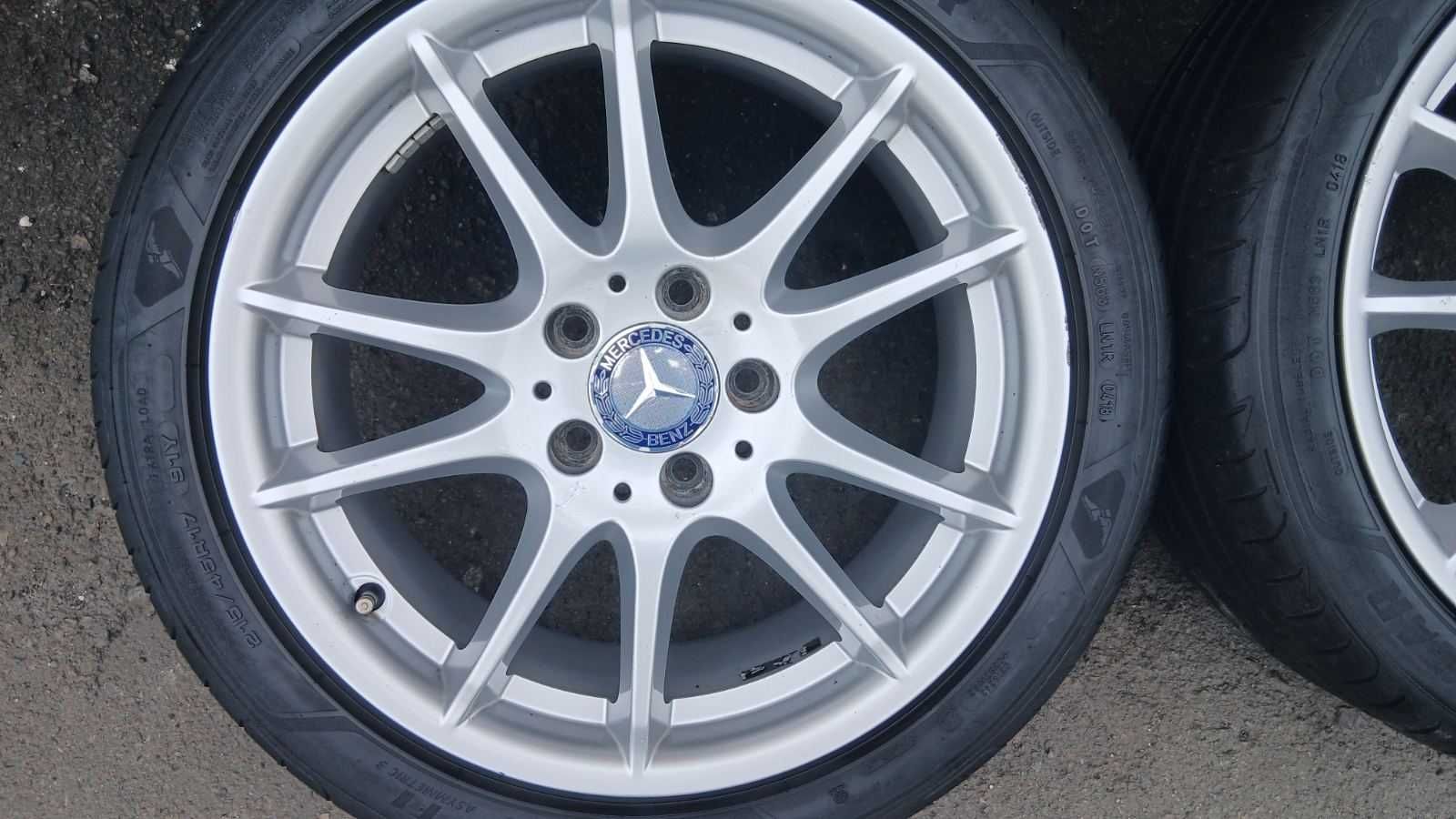 Диски 5x112 R17 Mercedes оригінал з гумою літо