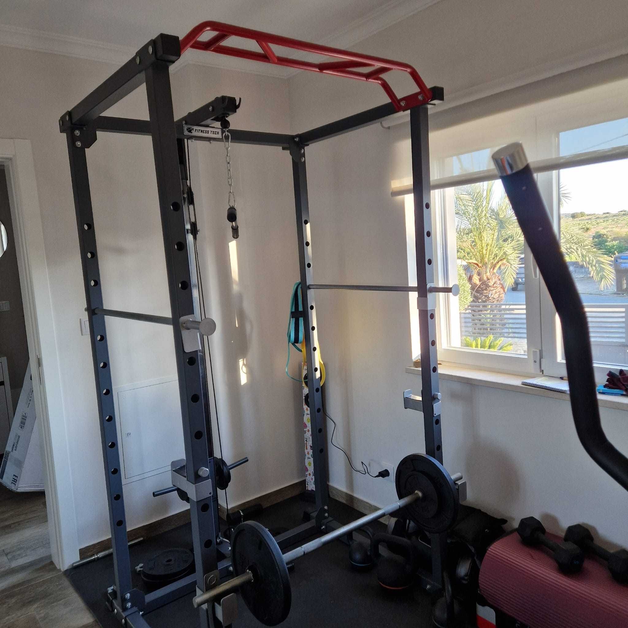 Maquina de musculação, power Rack multifunções