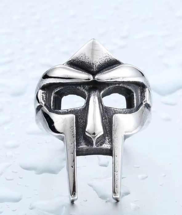 Sygnet pierścień MF DOOM maska srebrna prezent