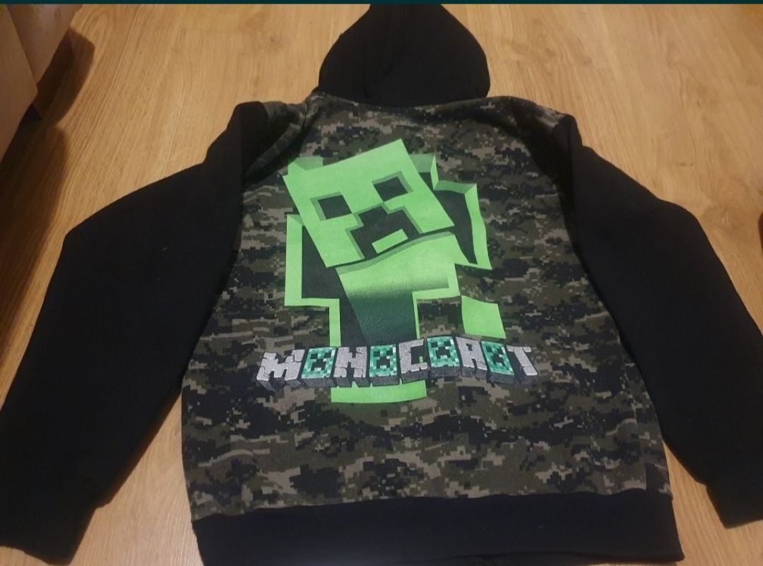 Bluza Minecraft z kapturem 128