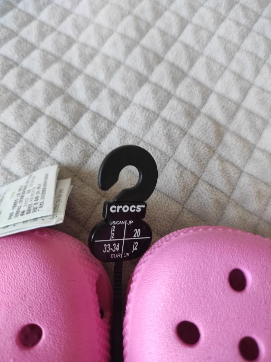 Crocs kolor różowy roz. 33-34