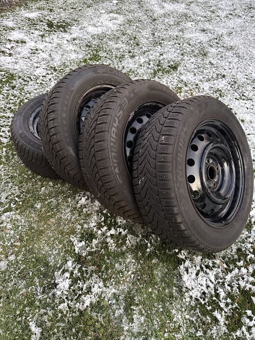 Opony, koła zimowe Toyota, Kia 4x100 komplet, opony 195/60R15