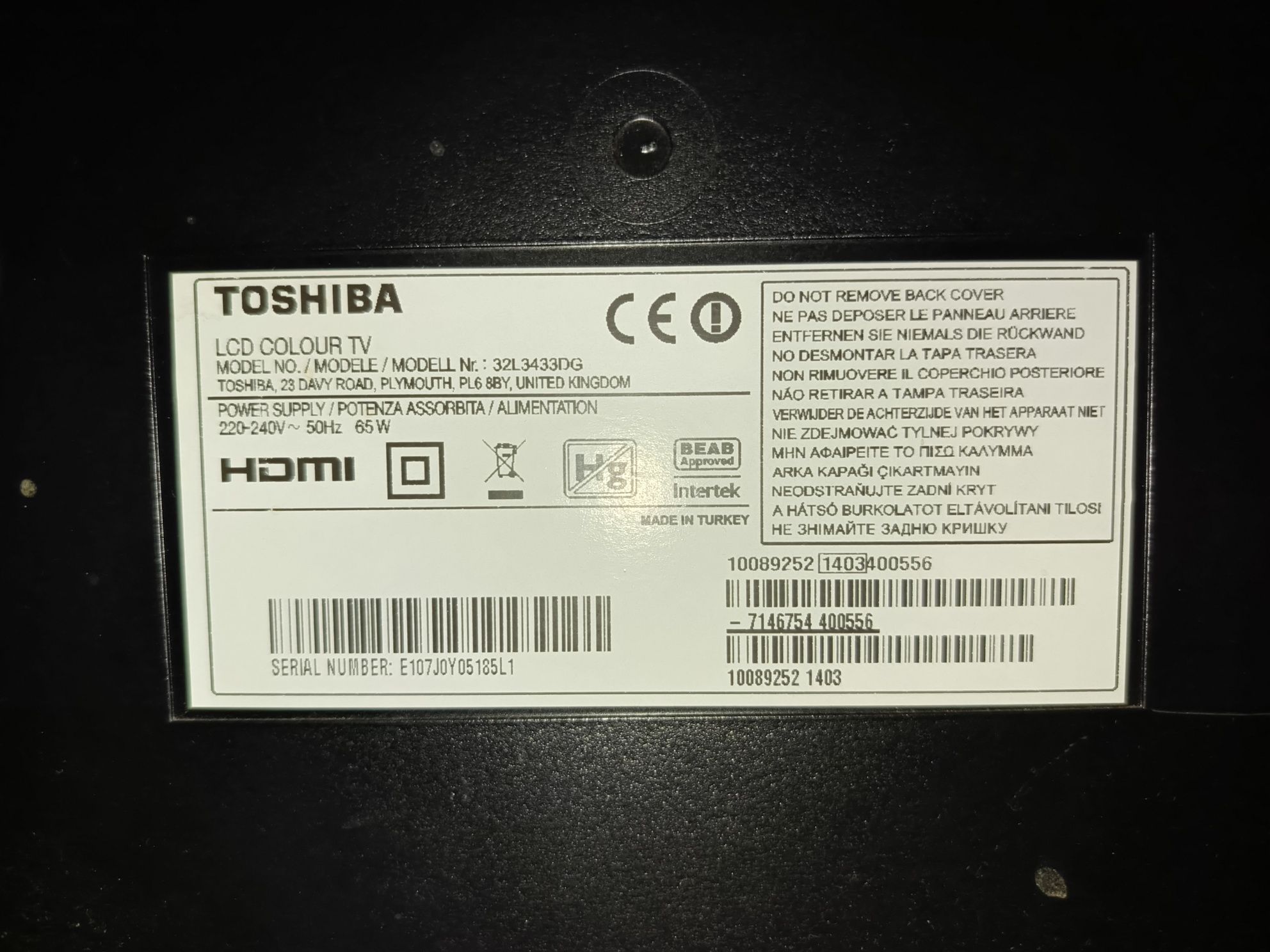 Telewizor Toshiba 32'