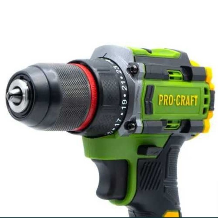 Шуруповерт Procraft PA18LiPro з 1 акб Еnergi + кейс
