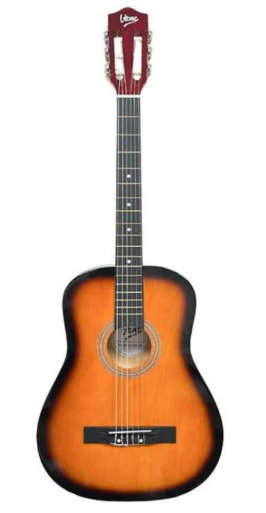 Gitara klasyczna idealna dla początkujących NOWA 4/4 CAŁY ZESTAW