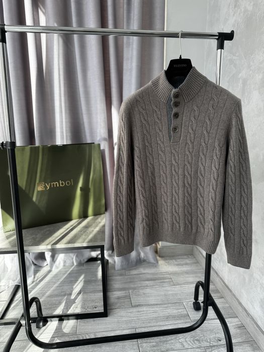 Вязаный кашемировый свитер Gran Sasso