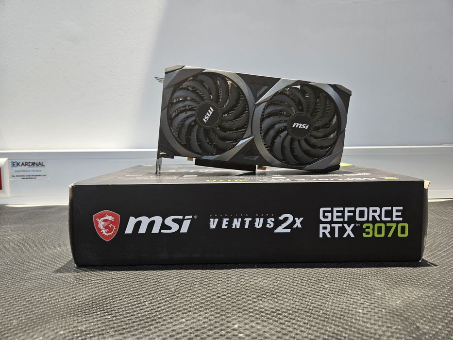 Msi rtx 3070 ventus 2x OC como nova