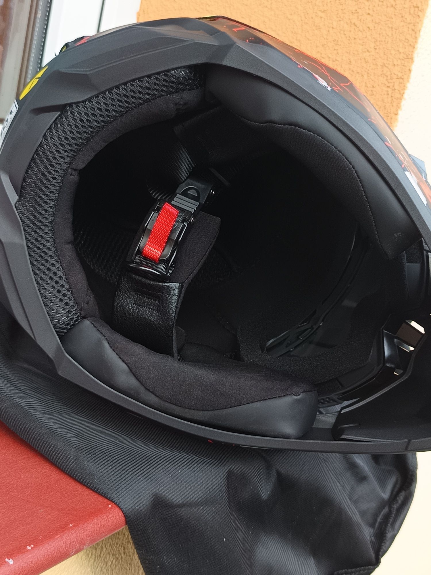 Kask na Cross Quad Rower Hulajnogę i gogle