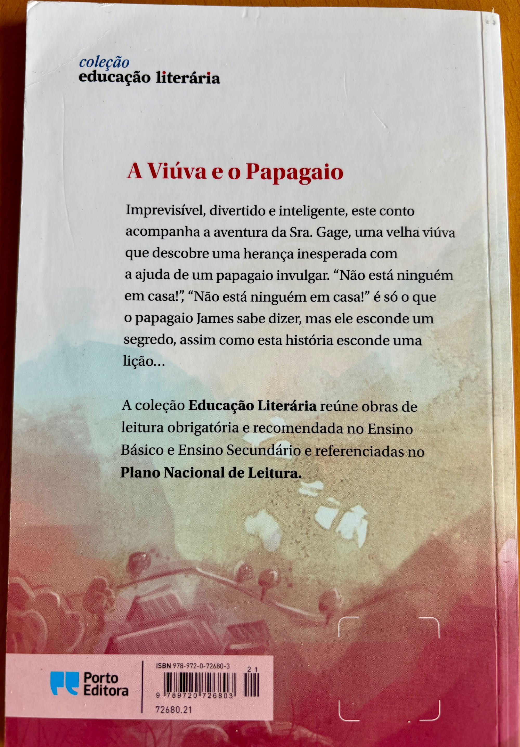 Livro “A Viúva e o Papagaio “ - PNL do 5.º ano