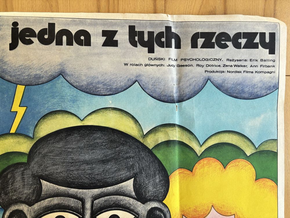 Plakat „Jedna z tych rzeczy” Andrzej Krajewski 1972