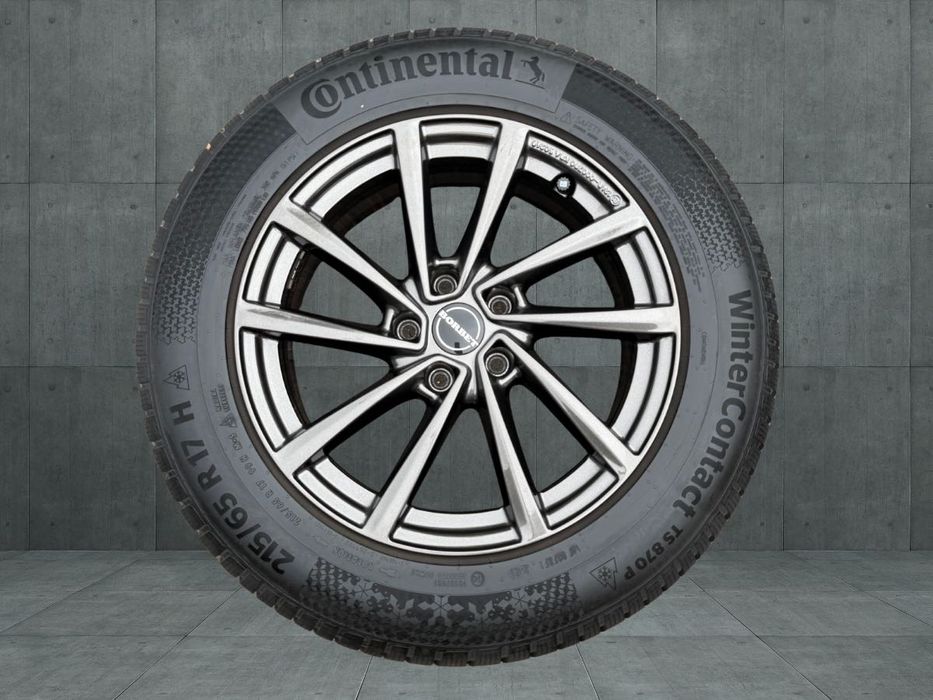 Koła felgi Vw Tiguan R17 5x112 opony zimowe 215/65R17 Continental