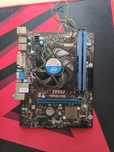 Płyta główna MSI H81M-P33  ddr3 8gb pamięć i procesor Pentium G3220