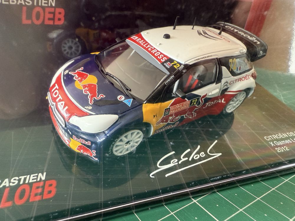 Diversas miniaturas 1/43 coleção Sebastien Loeb - preço unitário