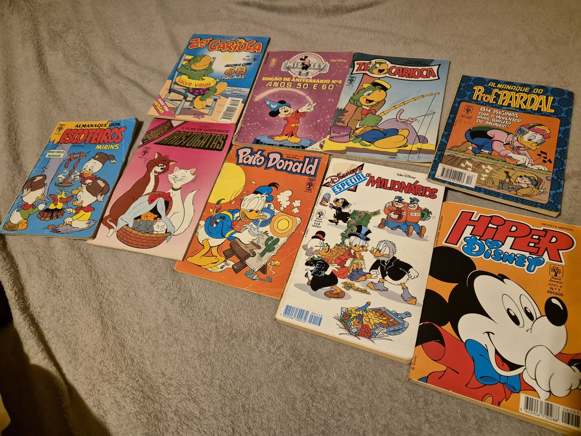 Colecção revista Disney - Zé carioca pato Donald Mickey escoteiros